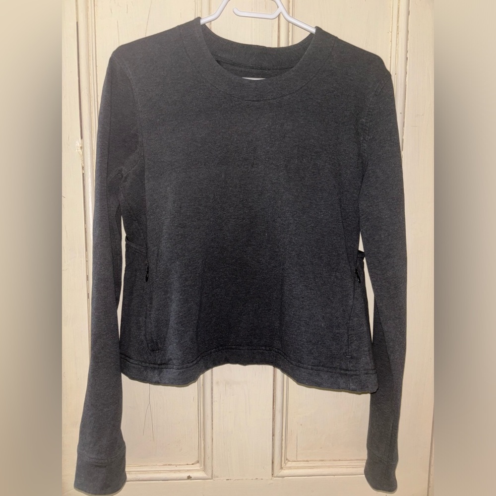 Lululemon Athletica Dark Gray Sweatshirt